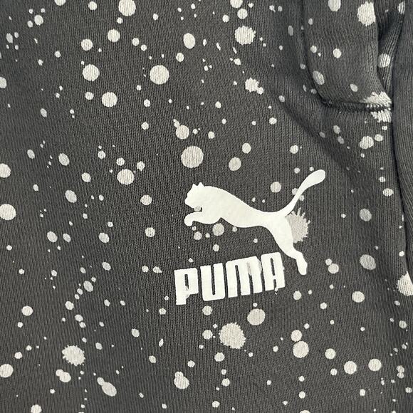 Puma White Noize Mens Activewear Shorts Extra Large XL Gray Drawstring - Picture 3 of 10